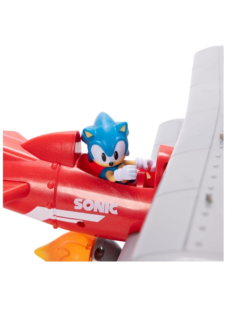 Sonic The Hedgehog Tornado Biplane Playset