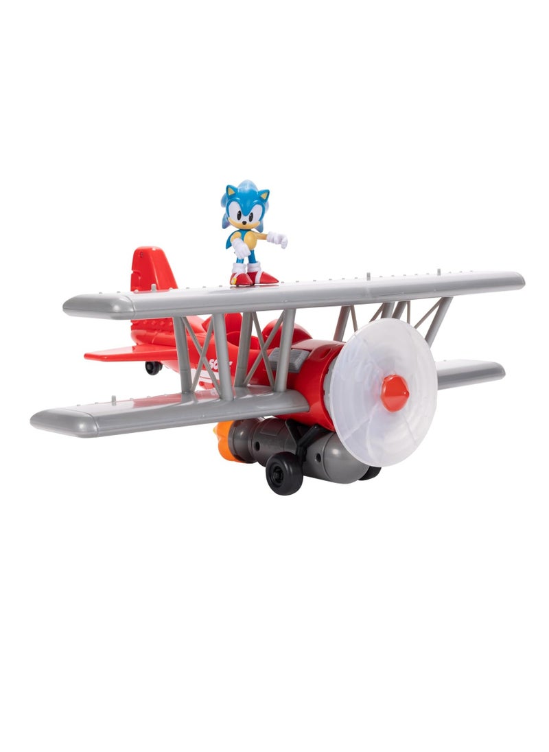 Sonic The Hedgehog Tornado Biplane Playset