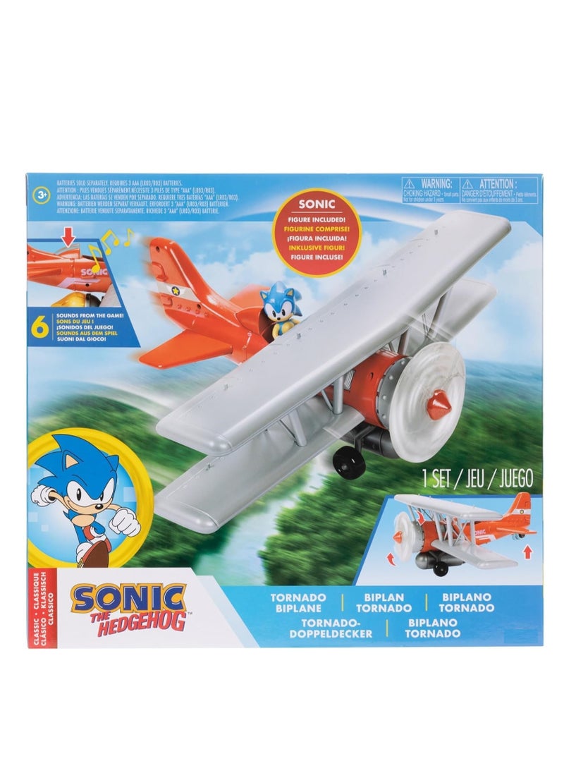 Sonic The Hedgehog Tornado Biplane Playset