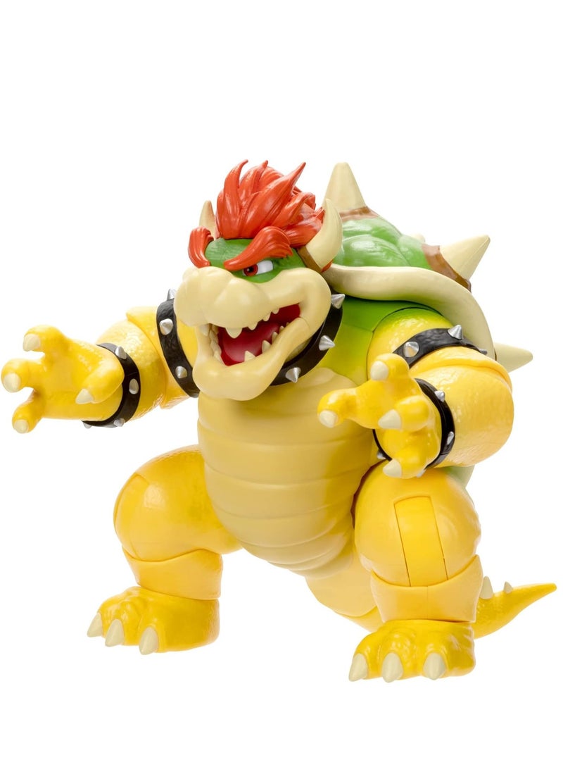 Super Mario Movie - Fire Breathing Bowser Action Figure