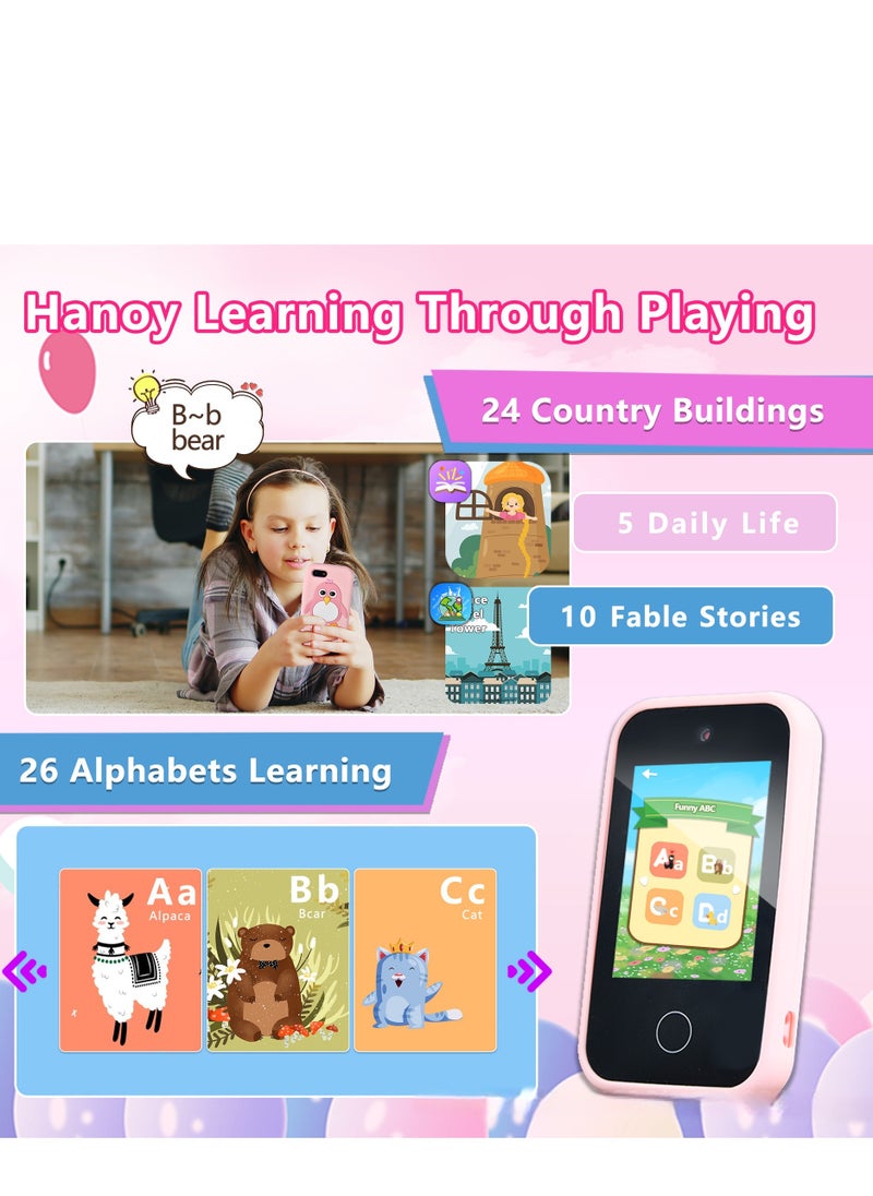 Kids Smart Phone Gifts Toys for Girls Boys aged 3-8, Toddler Learning Toys with Unicorn Educational Games