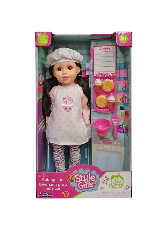 Baby Maziuna Style Girls Baking Fun Playset (45.72 cm)