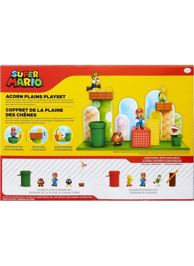 Nintendo Super Mario Acorn Plains Figure Playset