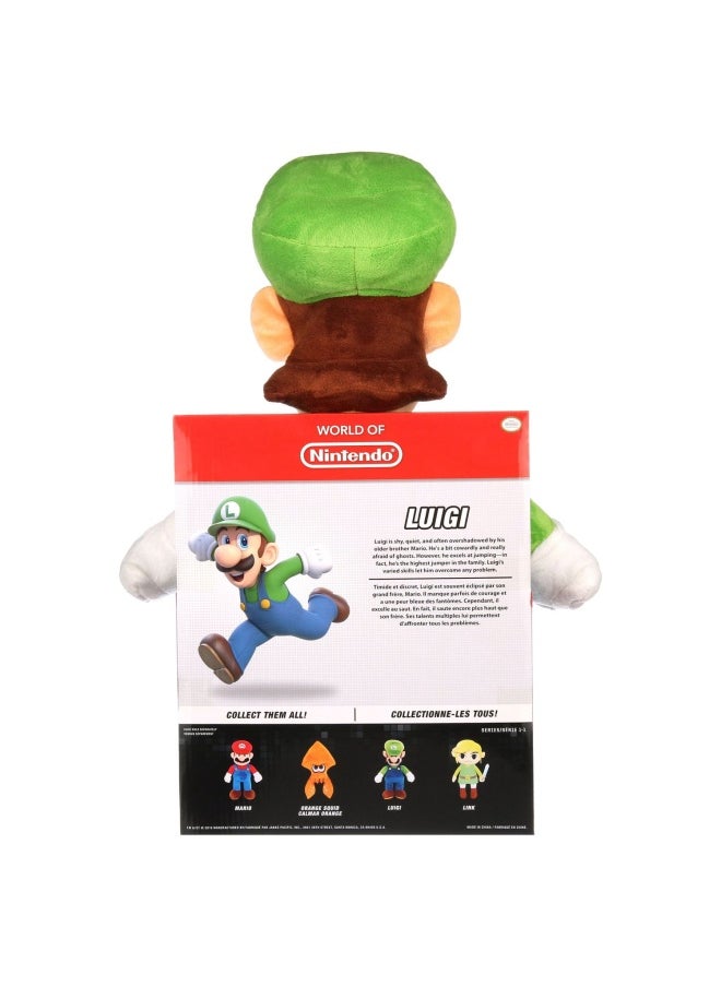 Nintendo Super Mario Luigi Jumbo Plush (50.8 cm)