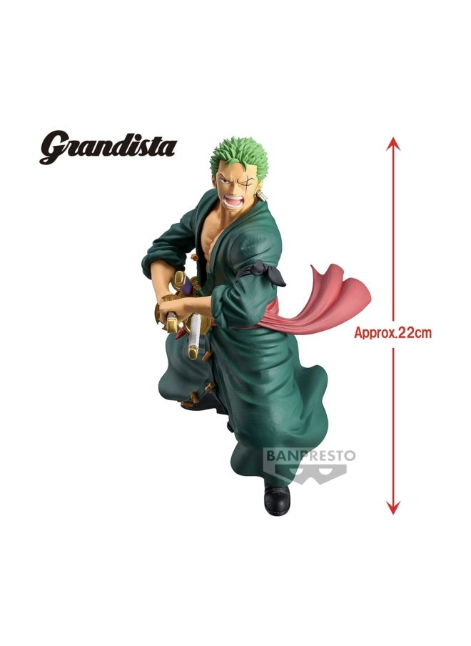 Banpresto Grandista One Piece: The Grandline Men Roronoa Zoro Figure (22 cm)