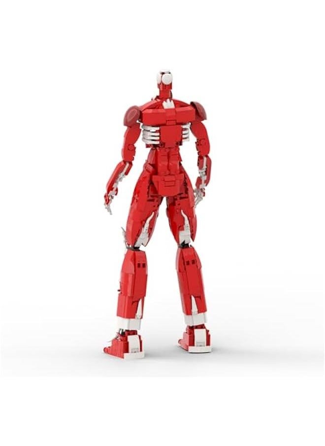 Attack on Titan Building Block Toys, Colossus Titan Cool Red Action Figure Adventure World Creative Models for Display Collection, Suitable for Adults Boys Girls Fans Kids Aged 6+ (953 PCS)