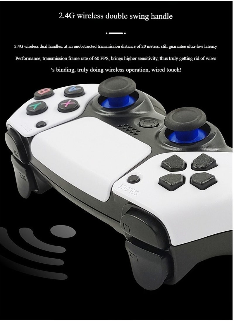 Wireless gamepad, gamepad with 2.4G wireless controller, plug and play video game console