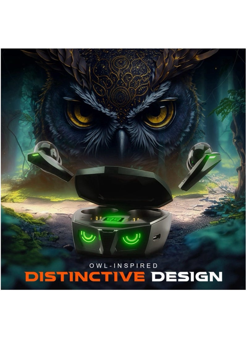 A39 Owl Series Wireless Gaming Earbuds Advanced ENC, Superior Sound, Ultra-Comfortable Design, Long Battery Life, Multi-Platform Compatibility