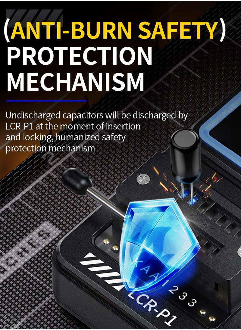 LCR-P1 Transistor Tester, Diode Triode Capacitor Resistance, LCR ESR Meter MOSFET NPN PNP SMD Multifunction Tester