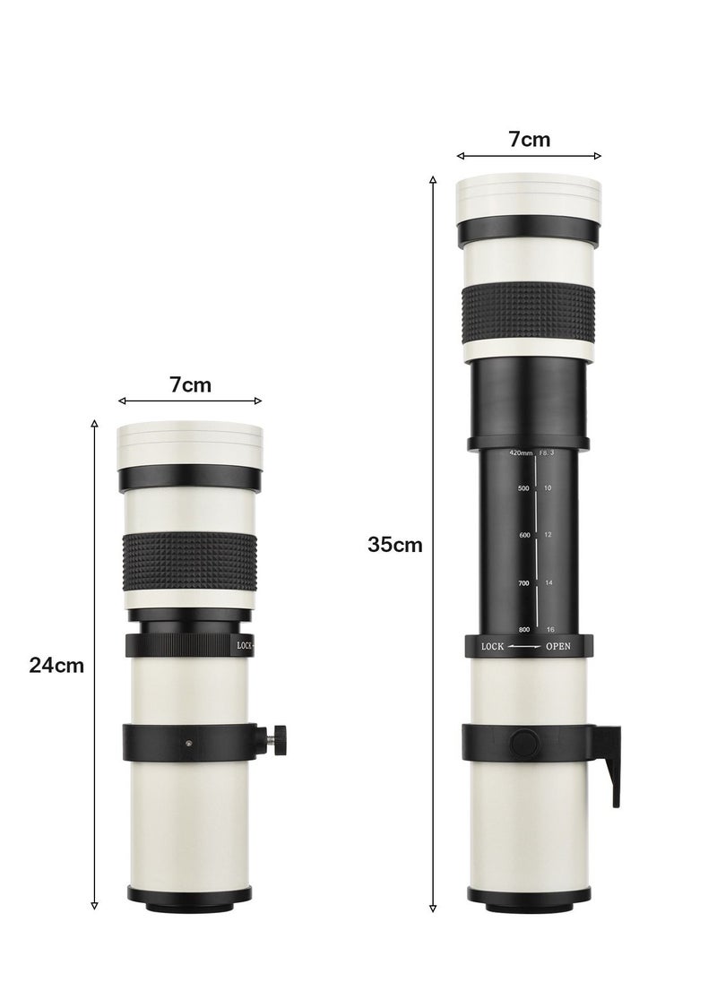 Camera MF Super Telephoto Zoom Lens