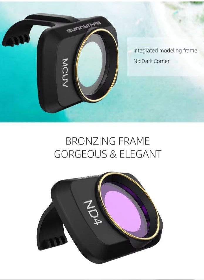 Camera Lens Filter MCUV ND4 ND8 ND16 ND32 CPL ND/PL Filters for Mavic Mini（CPL, ND8, ND16）