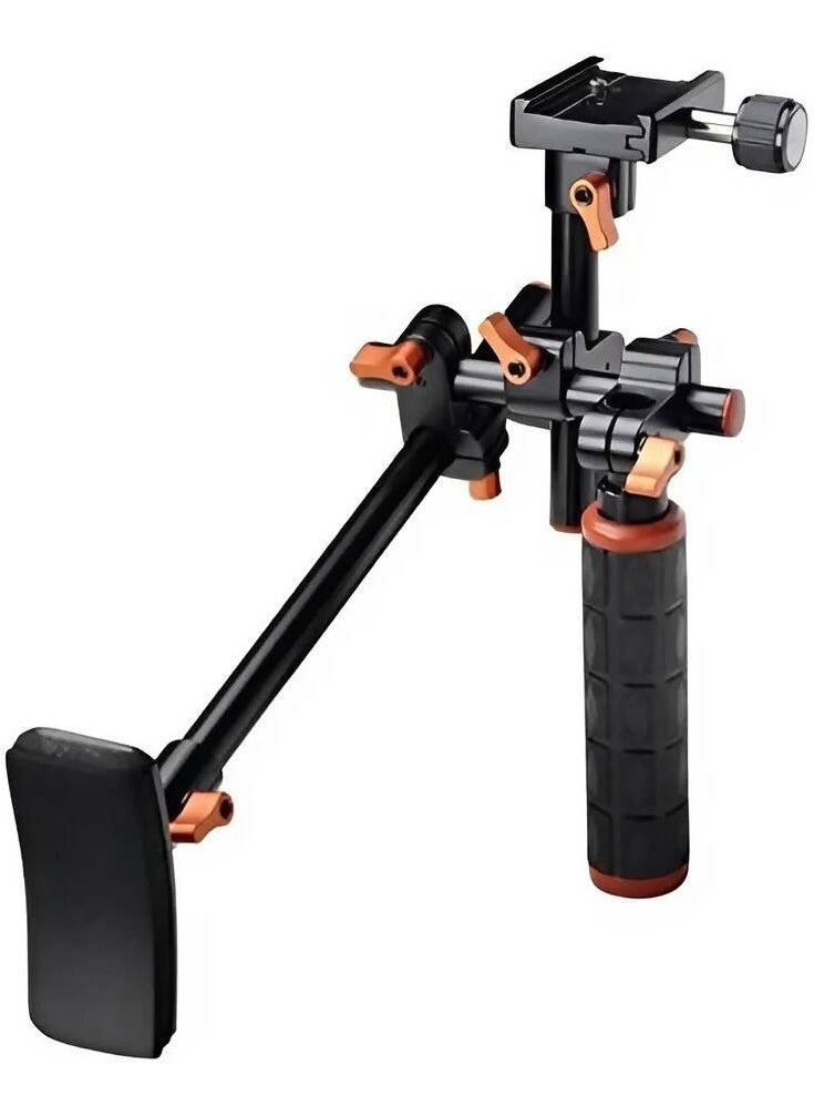 Aputure DSLR Magic Rig V1, Steadies DSLR Video, Gunstock & Handgrip, All-Metal Construction, 15mm Rods for Modularity, Heavy-Duty Quick-Release Plate, Adjustable Components, Black/Orange | MR-V1