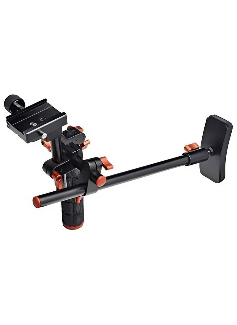 Aputure DSLR Magic Rig V1, Steadies DSLR Video, Gunstock & Handgrip, All-Metal Construction, 15mm Rods for Modularity, Heavy-Duty Quick-Release Plate, Adjustable Components, Black/Orange | MR-V1