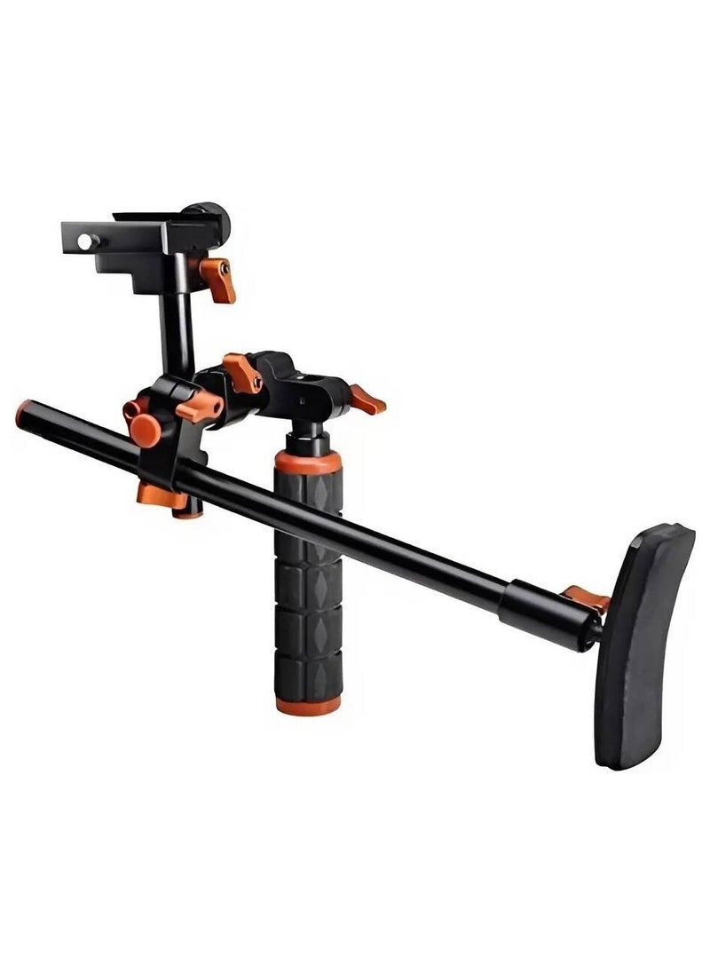 Aputure DSLR Magic Rig V1, Steadies DSLR Video, Gunstock & Handgrip, All-Metal Construction, 15mm Rods for Modularity, Heavy-Duty Quick-Release Plate, Adjustable Components, Black/Orange | MR-V1