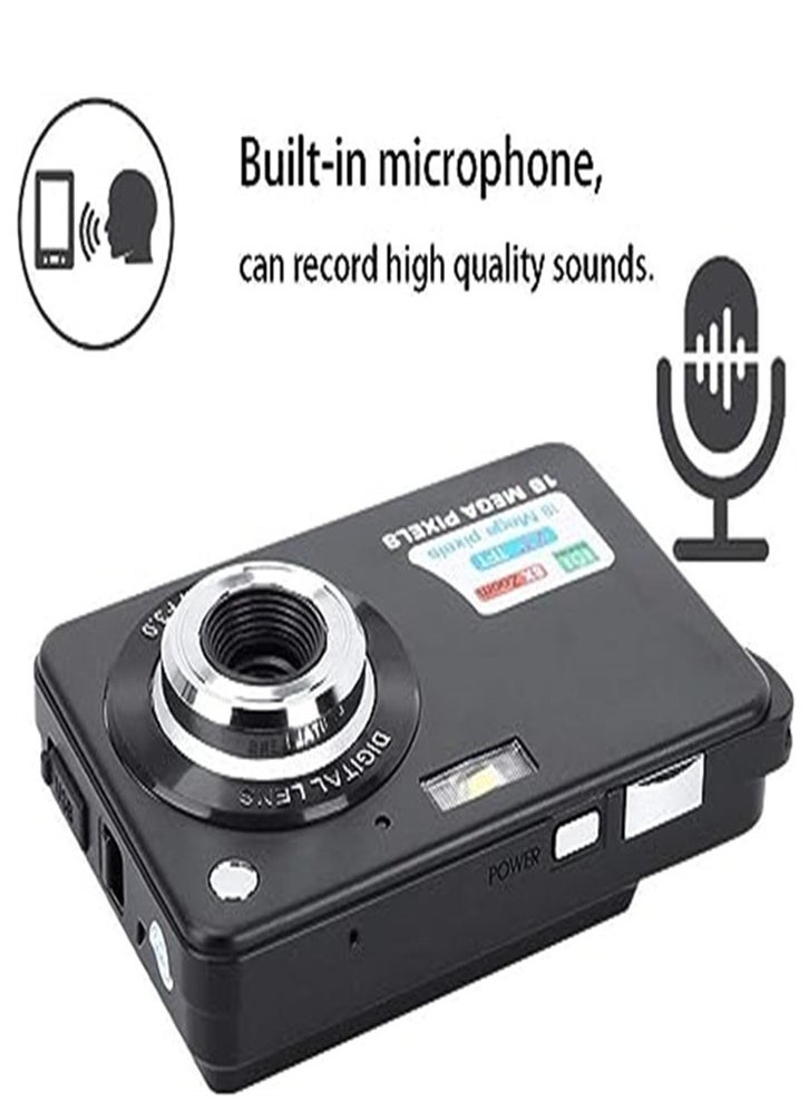 2.7 Inch Tft 18Mp 8X Zoom Digital Camera Mini Anti-Shake Full HD Digital Video Camera