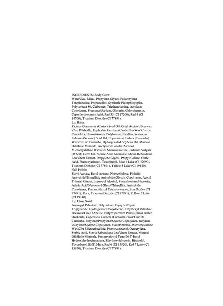 Lip Smacker Pink Lemonade Glam Bag Makeup Set for Girls | Lip Balm, Lip Gloss, Nail Polish, & Lotion | Christmas Make Up Collection | Holiday Present | Gift for Girls | Set of 4