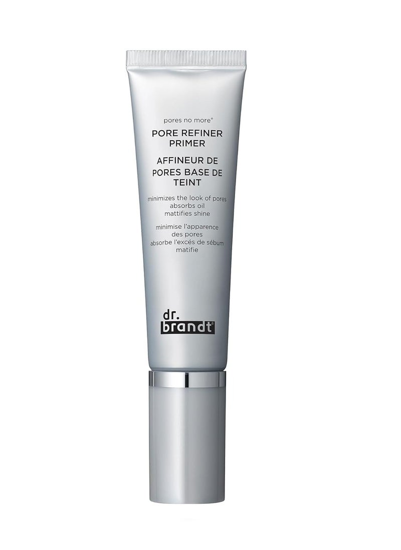 Dr. Brandt Pore No More Pore Refiner Primer - Pore Minimizer For Face - Reduces Pore Size, Improves Skin Texture - Shine-Free Primer For Face Before Makeup - 30ml / 1 oz
