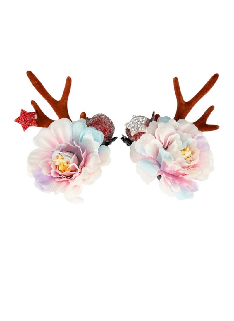D' Daniela - 5 pairs of Christmas Hair Clips - Set Z