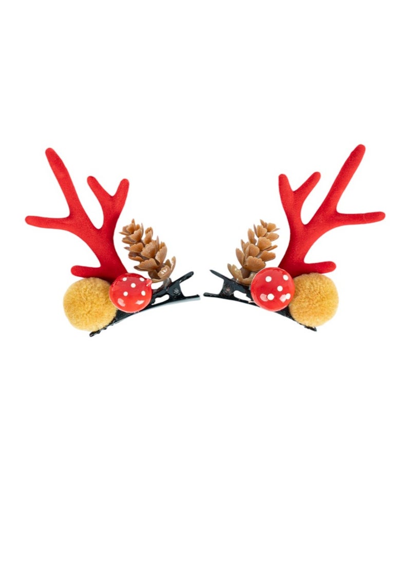 D' Daniela - 5 pairs of Christmas Hair Clips - Set Z