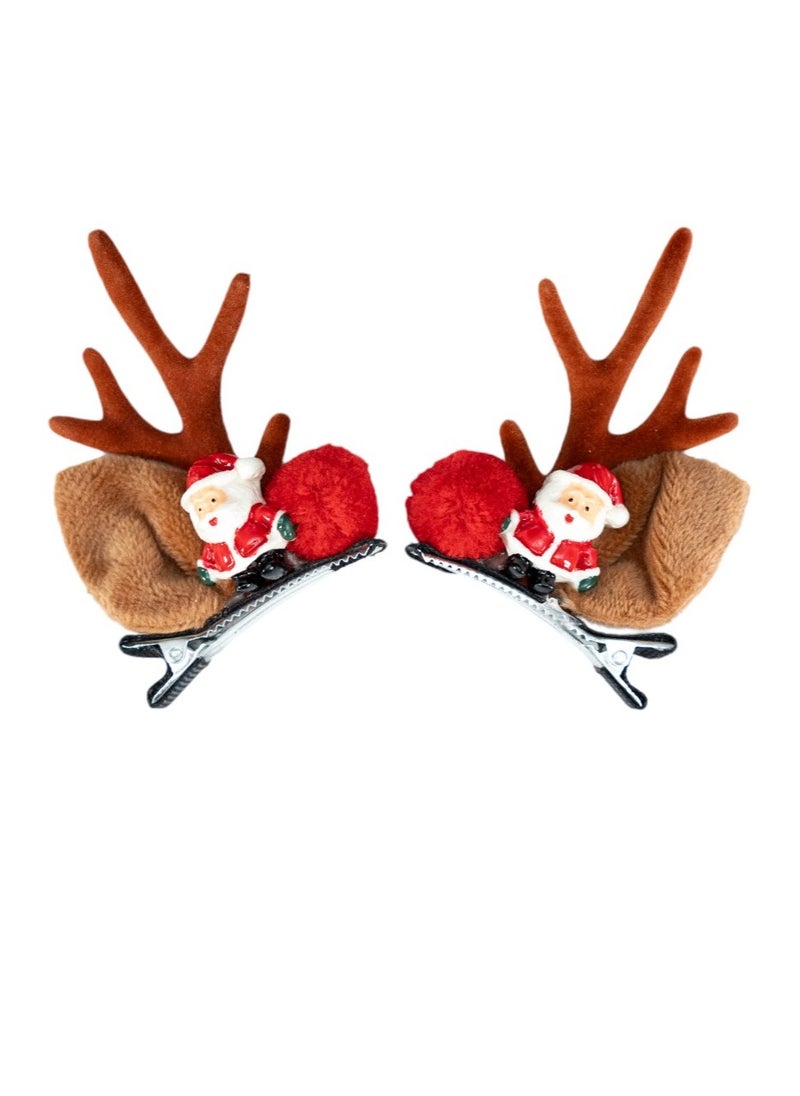D' Daniela - 5 pairs of Christmas Hair Clips - Set Z