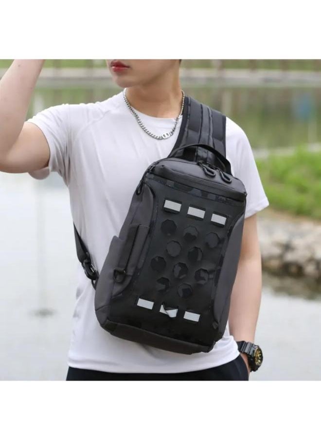 Thermal Soft Tactical Hunting Chest Sling Bag Sports Fitness Backpack Hiking Camping Walking Hunting