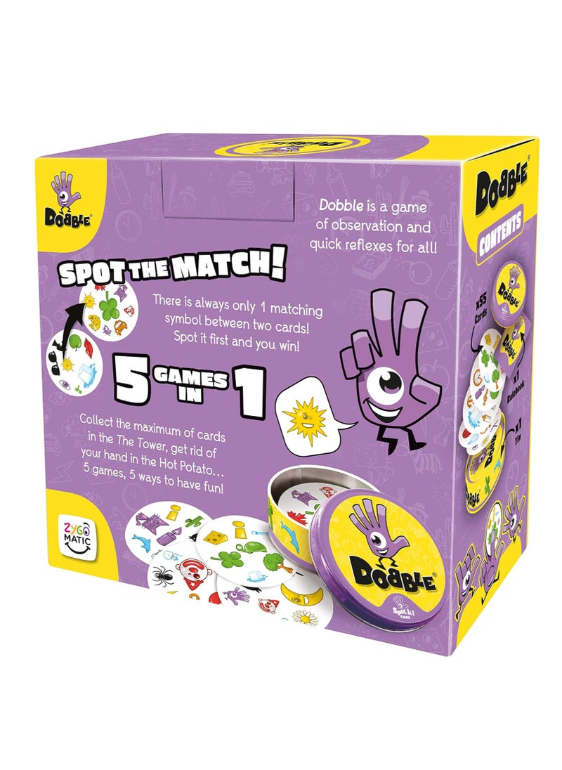 Asmodee Funskool Games- Dobble, Strategy Game,Family Card Game, 2-8 Player Game, for 6 Years and Above, Teen, Multicolor