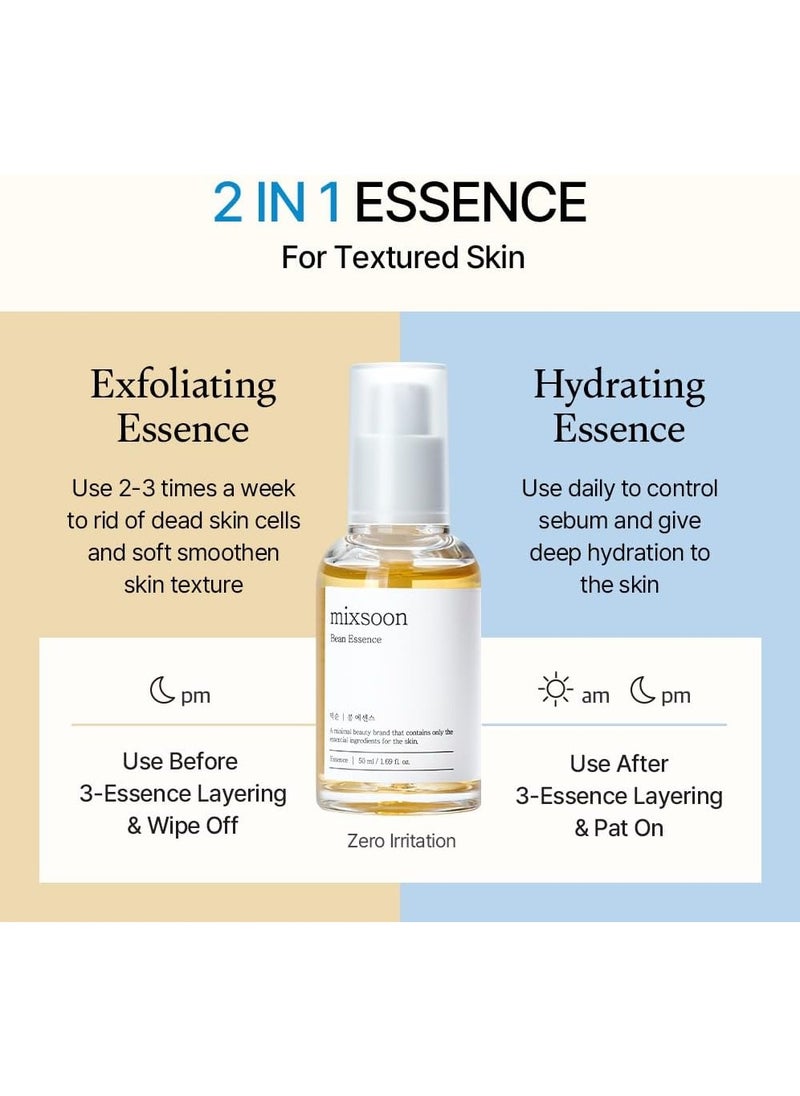 Mixsoon Natural fermented soybean for moisturization and skin nourishment Bean Essence Serum 1.69 fl oz / 50ml |
