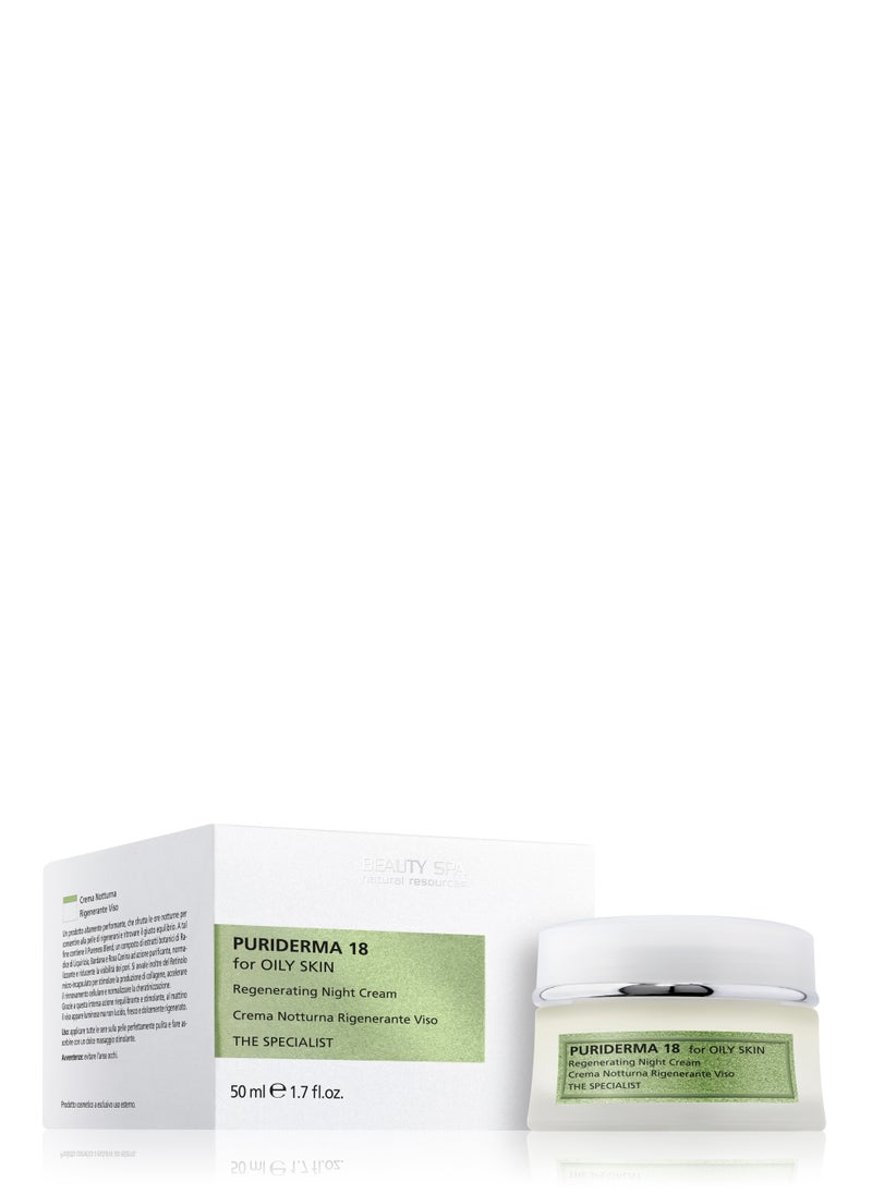 Puriderma 18 - Regenerating Night Cream 50 ml