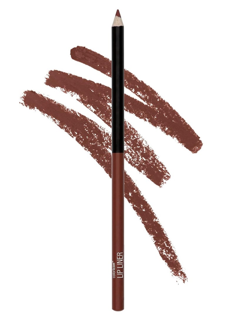 Lip Liner Pencil Color Icon Lip Color Makeup, Dark Brown Chestnut