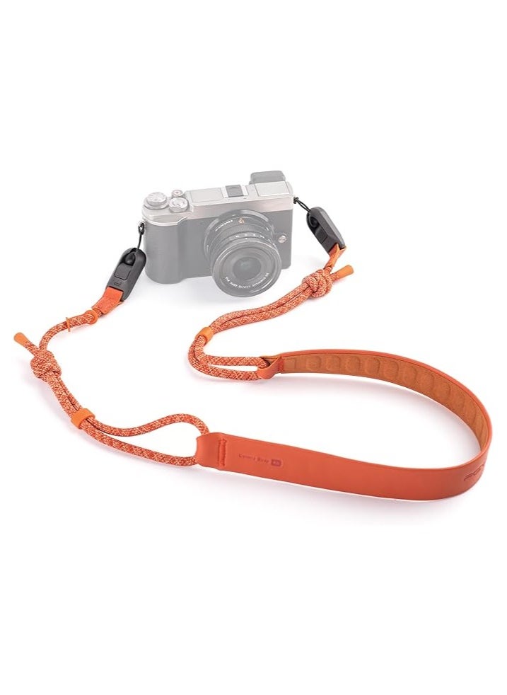 Pgytech Camera Shoulder Strap Air for DSLR and Mirrorless Camera Shoulder Strap Adjustable Neck Strap Vibrant Orange, 39-55 inch