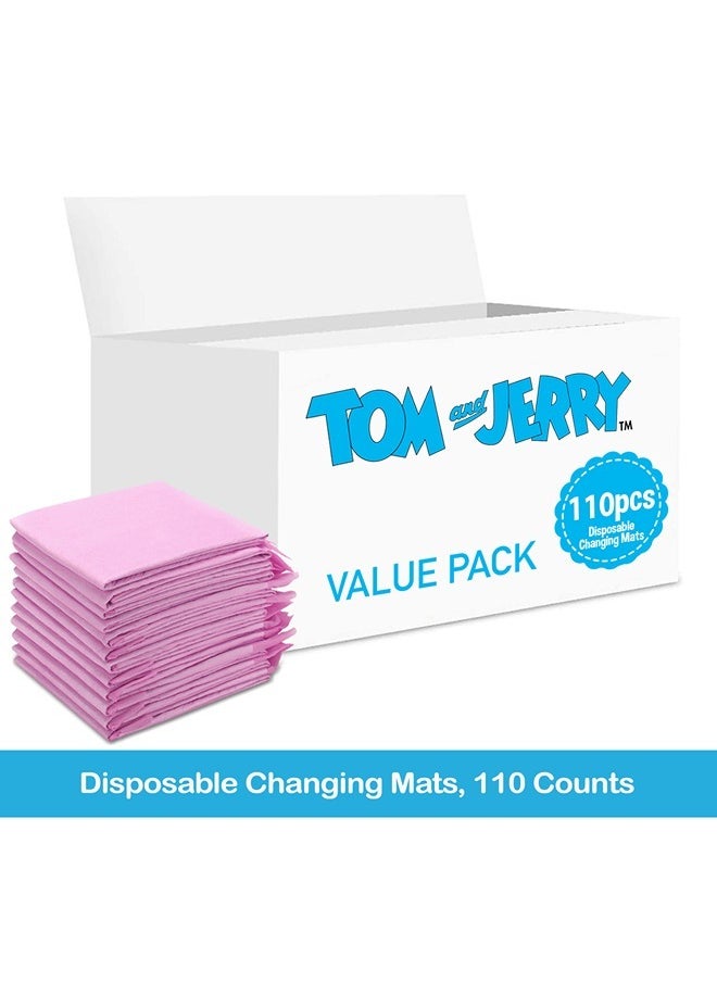 Tom And Jerry Disposable Changing Mats 110 Counts