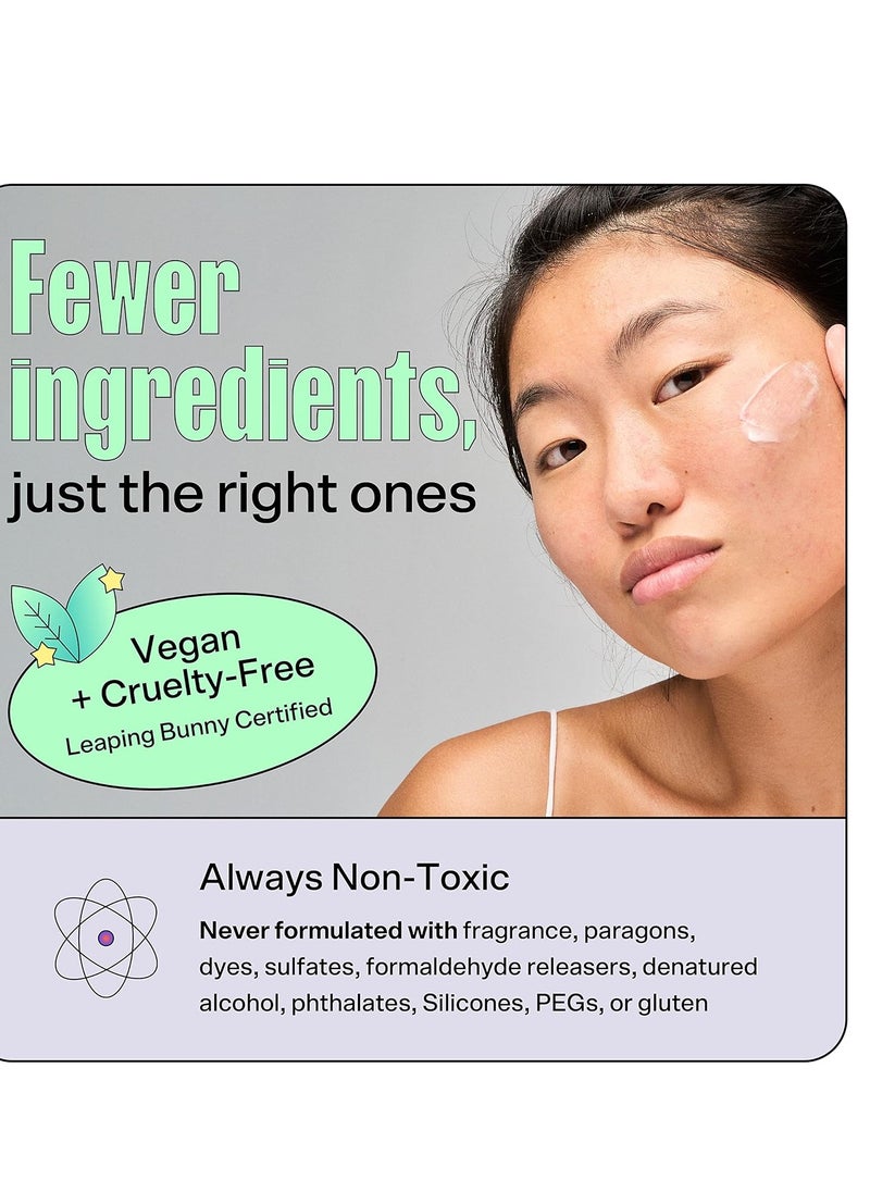 Bubble Fresh Start Gel Cleanser - Gentle Exfoliating Face Wash for Oily Skin - Formulated with Aloe Vera Juice + Caffeine to Protect and Soothe Complexion (125ml)