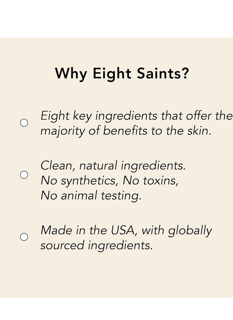 Eight Saints Down To Earth Mud Gel Face Wash, Natural and Organic, Gentle and Effective Daily Anti Aging Facial Cleanser, Makeup Remover, Nourishing and Hydrating Face Cleanser, 6.7 Ounces