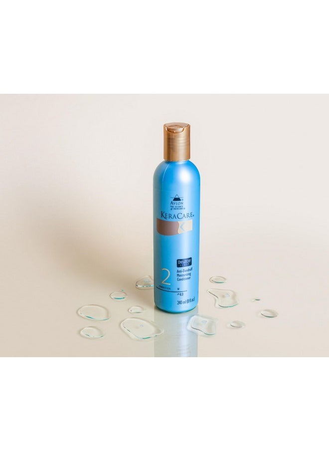 Dry & Itchy Moisturizing Conditioner 8 Oz - With Flax Seed Extract, Coconut Oil And Aloe Leaf Juice - Effective Against Dandruff, Seborrheic Dermatitis And Seborrhea