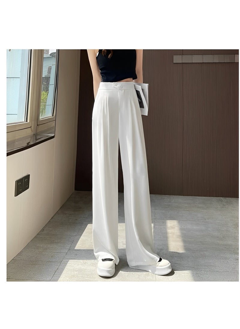 Women's Wide Leg Pants Yoga Pants with Pockets Stretch Loose Casual Lounge Sweatpants Light Weight Loose Comfy High Waist Pants