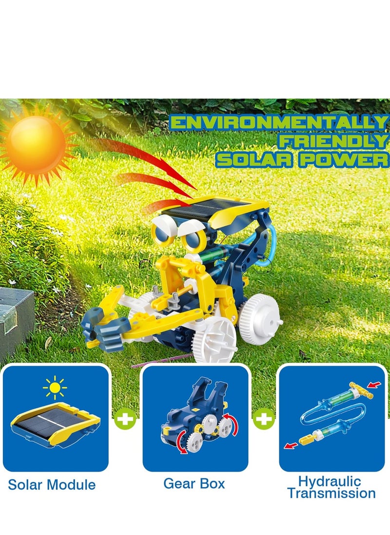 11-in-1 STEM Solar Robot Kit, Learning and Educational Toys for Kids, Science Building Toys DIY Science Kits Gift for Kids Age 8 +, Science Experiment Set Gifts Toys for Boys Girls Teens