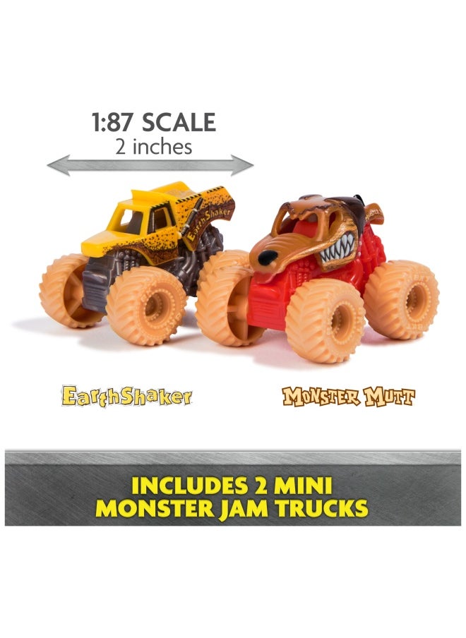 Monster Jam Mini Jams Earthshaker Boneyard Blaster Playset