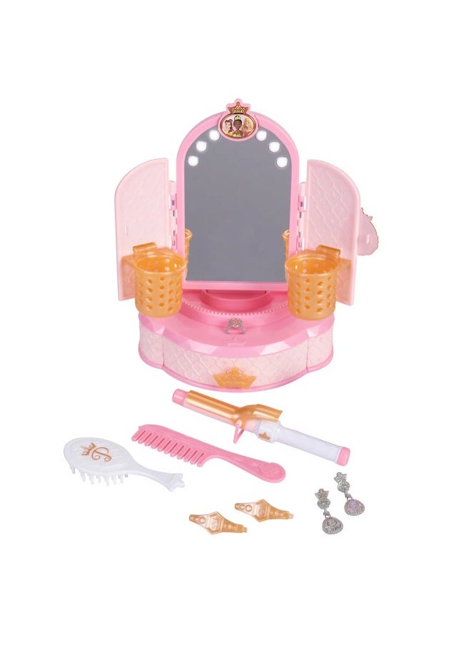 Disney Princess Style Evening Hair Out and Makeup Mirror Set