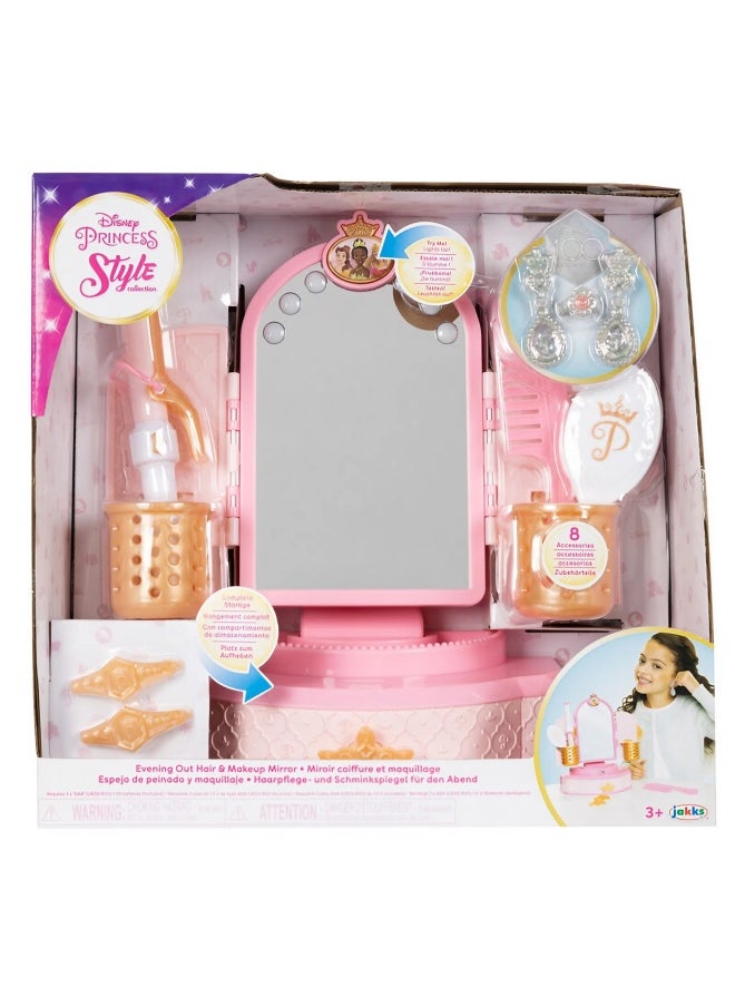 Disney Princess Style Evening Hair Out and Makeup Mirror Set