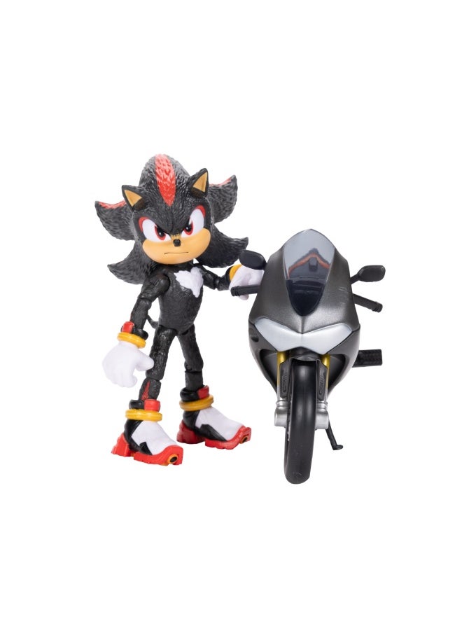 Sonic the Hedgehog 3 Shadow with Motorcycle Action Figure