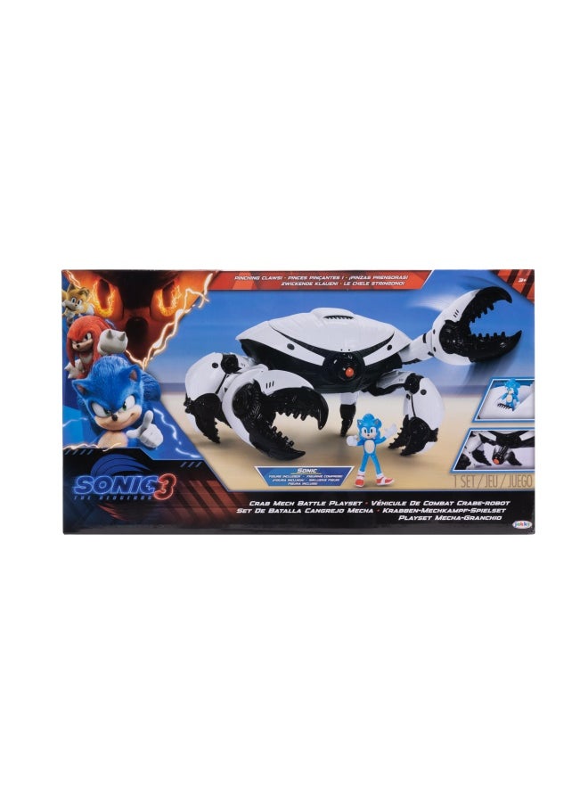 Sonic the Hedgehog 3 Crab Mech Battle Playset