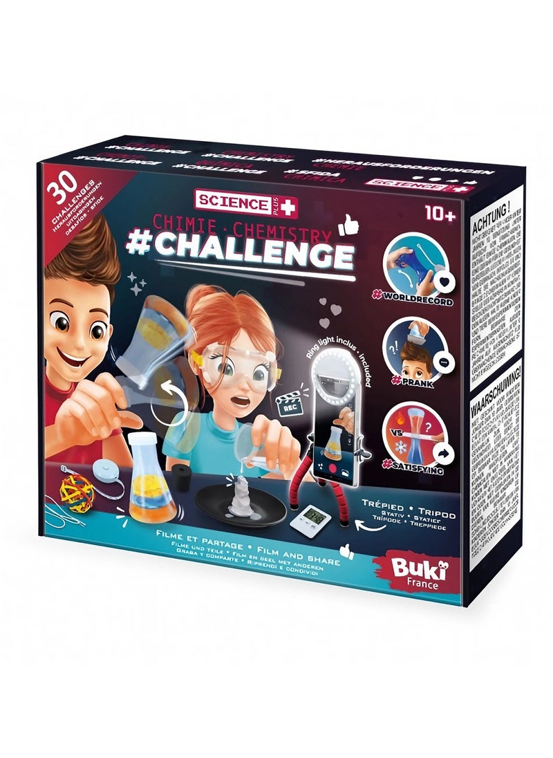 BUKI Science Plus Chimie Challenge Science Experiment Kit