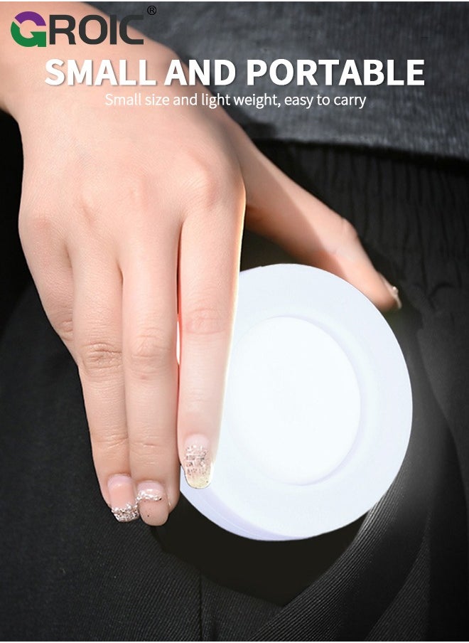 LED Rechargeable Selfie Light, Video Light, Phone Light Clip, 3 Lighting Mode Phone Ring Light Mini Portable Clip on Fill Lights for iPhone, Cell Phone, Laptop, TikTok, Selfie, Video Conference, Camera