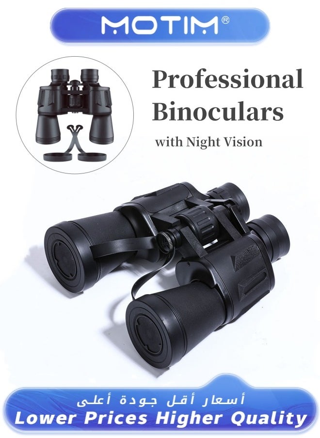 20x50 Binoculars for Adults and Kids Professional Telescope with Night Vision Clear Viewing for Birdwatching Outdoor Activities and Sightseeing