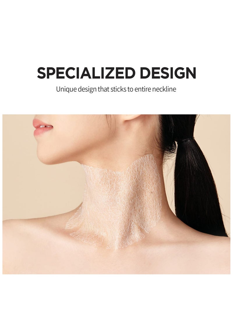 MEDITHERAPY Wrinkle-fit Mesh Sheet Neck Mask 7ea, Neck Wrinkle Patches, Collagen Treatment for Tightening, Firming, and Lifting, Anti-Wrinkle Wrap, Line Remover