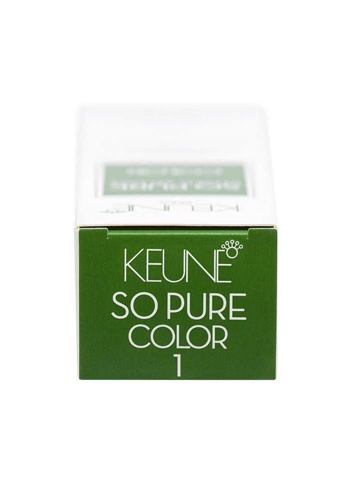 So Pure Natural Black Hair Color Cream No.1 60ml