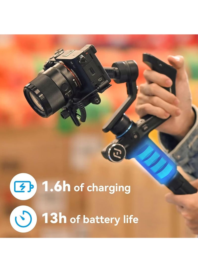 Mini 3 All-in-One Stabilizer for Mirrorless Cameras Compact Cameras and Action Cameras