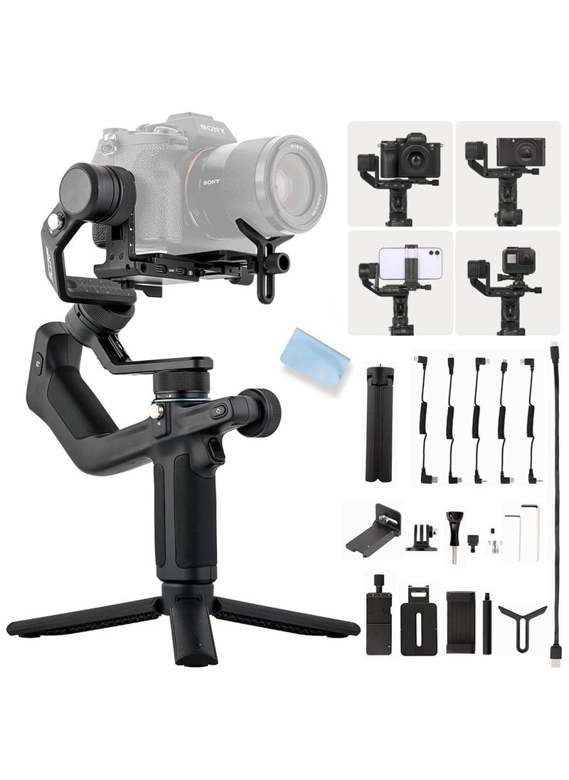 Mini 3 All-in-One Stabilizer for Mirrorless Cameras Compact Cameras and Action Cameras