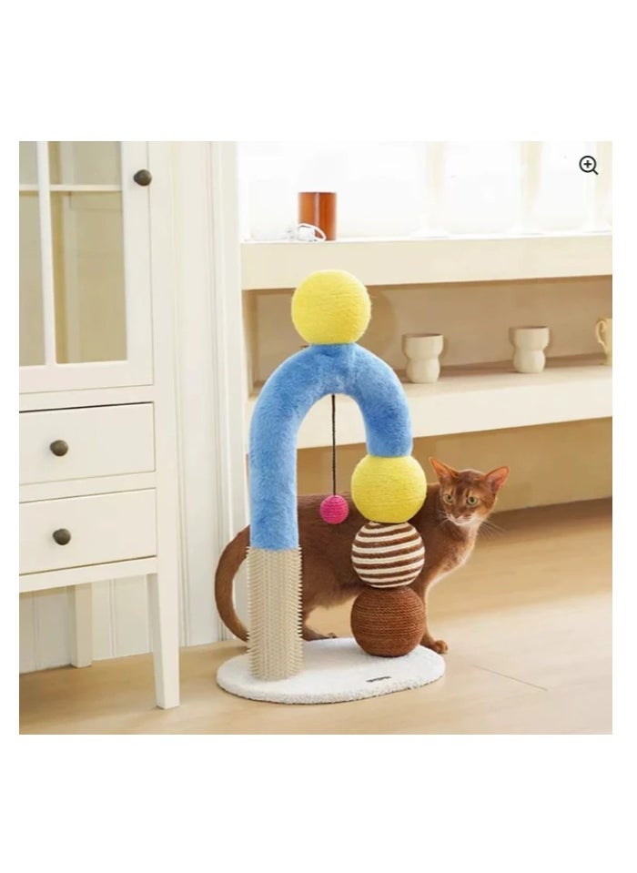 Vertical Sisal, Cat Scratching Ball Copper & Aluminum Creative Toy for Cats, Easter Handgrip Design, Multi Color, Size, 69cm x 31cm x 42cm