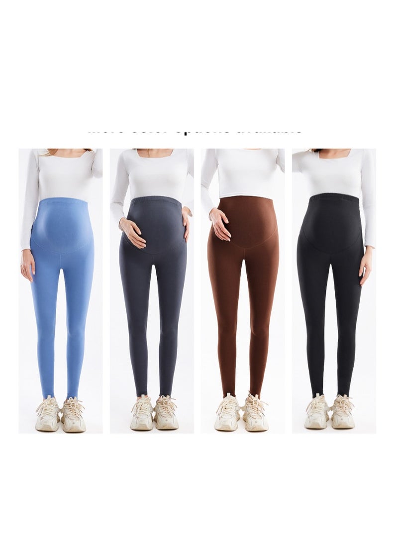 Seamless Maternity Yoga Pants Spring and Autumn Style Outerwear 4-Piece Set